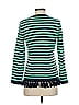Sail to Sable Stripes Green Pullover Sweater Size S - photo 2