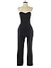 Adelyn Rae 100% Polyester Solid Black Jumpsuit Size XS - photo 1