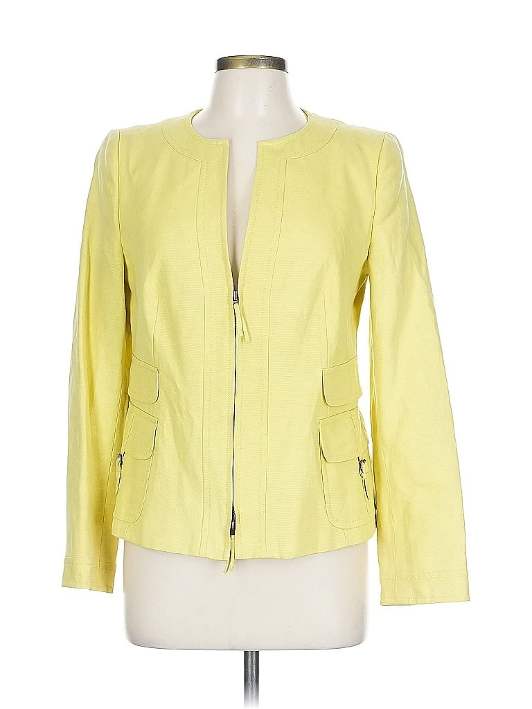 Akris Punto Yellow Jacket Size 10 - photo 1