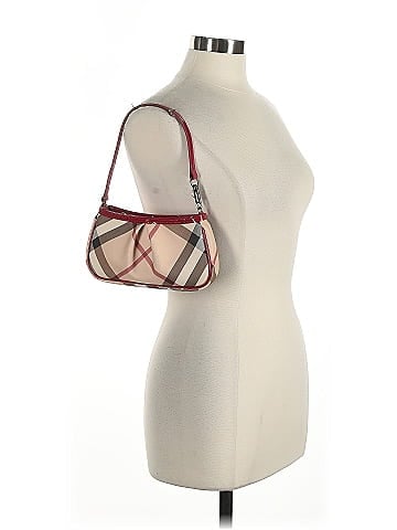 Burberry Coated Canvas Check Print Aston Small Shoulder Bag (view 2)