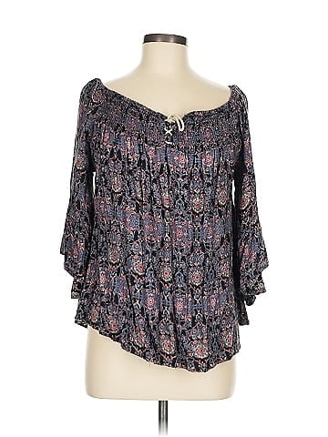 Nectar Clothing 3/4 Sleeve Blouse (view 1)