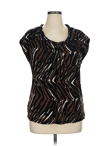 Dana Buchman Short Sleeve Blouse (view 1)