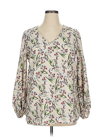 Belongsci 3/4 Sleeve Blouse (view 1)