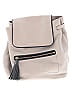 Kate Spade New York Solid Ivory Gray Leather Backpack One size - photo 1