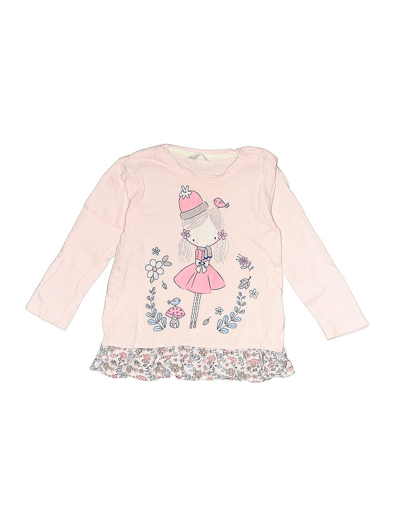 Pre-owned Unbranded Babies' Long Sleeve T-shirt In Pink