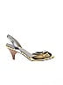 Jeffrey Campbell 100% Leather Metallic Gold Heels Size 6 1/2 - photo 1