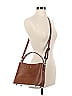 I Medici 100% Leather Solid Brown Leather Crossbody Bag One size - photo 2