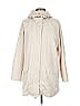 Garnet Hill 100% Polyester Ivory Tan Raincoat Size L - photo 1