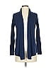 White + Warren 100% Cashmere Blue Cashmere Cardigan Size S - photo 1