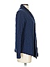 White + Warren 100% Cashmere Blue Cashmere Cardigan Size S - photo 4