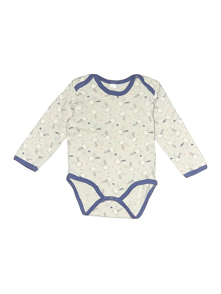 Pre-owned Unbranded Babies' Long Sleeve Onesie In Gray