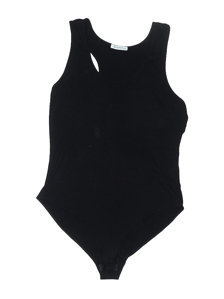 Pre-owned Mangopop Collection Bodysuit In Black
