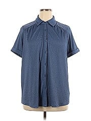 Woman Within Short Sleeve Blouse