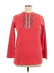 Woman Within 3/4 Sleeve Henley