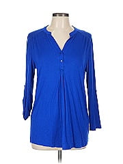 Cable & Gauge 3/4 Sleeve Blouse