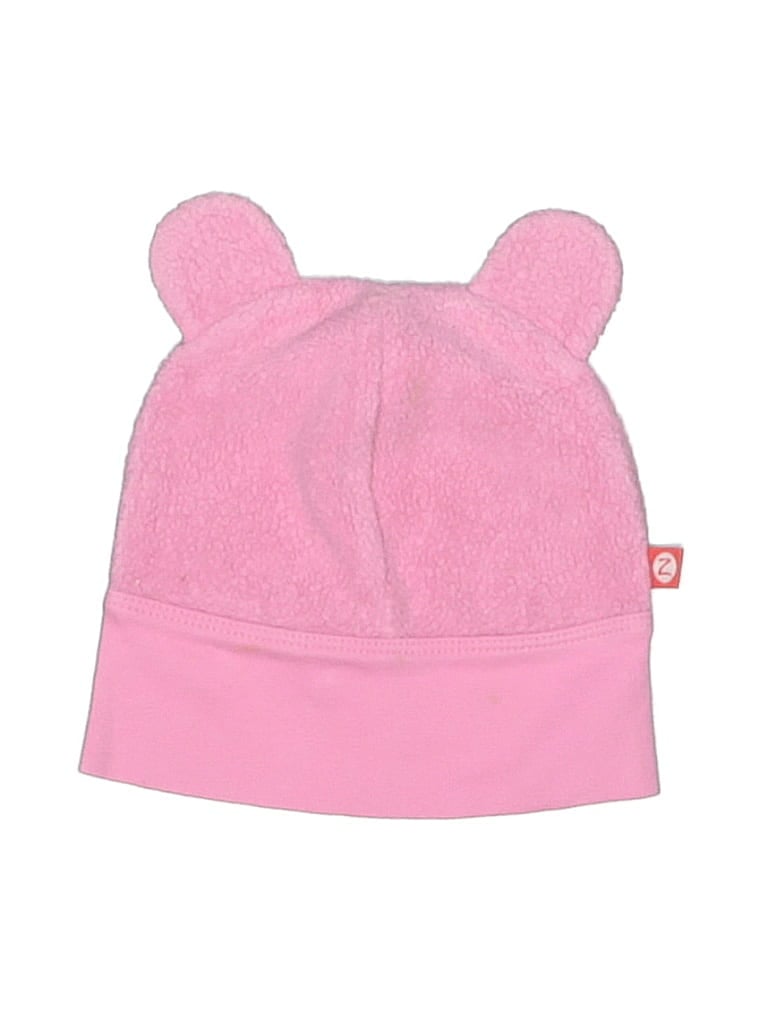 Pre-owned Zutano Babies' Beanie Hat In Pink