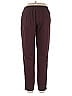 Harmony + Havoc Color Block Burgundy Casual Pants Size 11 - photo 2