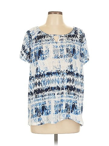 New York Laundry Short Sleeve Blouse (view 1)