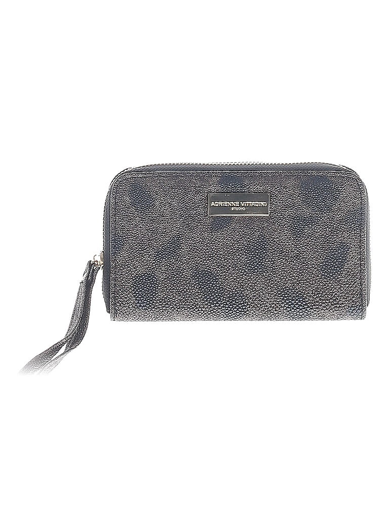 Adrienne Vittadini Gray Black Wristlet One size - photo 1