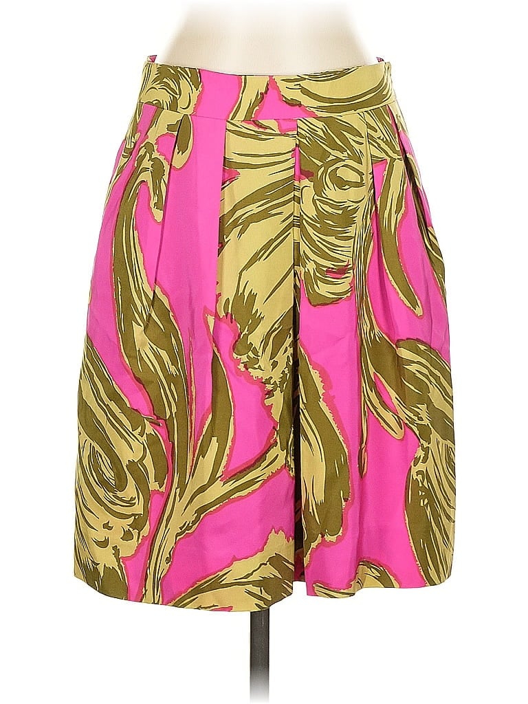 Pre-owned An Original Milly Of New York Casual Skirt In Pink