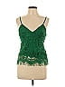 Xhilaration Green Sleeveless Top Size L - photo 1