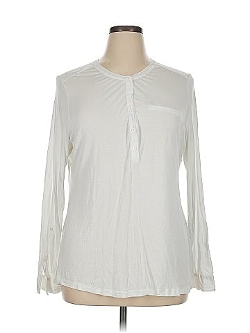 Not Your Daughter's Jeans Long Sleeve Henley (view 1)