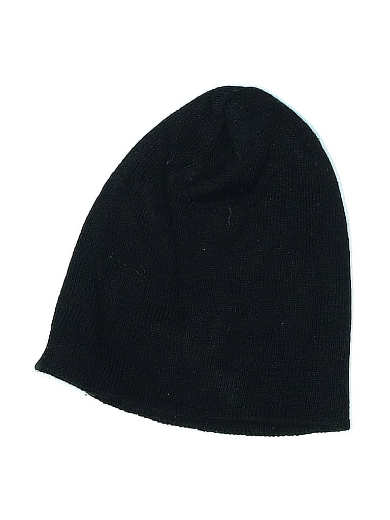 Pre-owned Unbranded Beanie Hat In Black