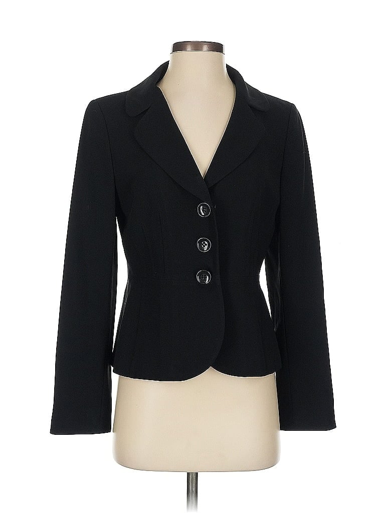 Pre-owned Ann Taylor Blazer Jacket In Black