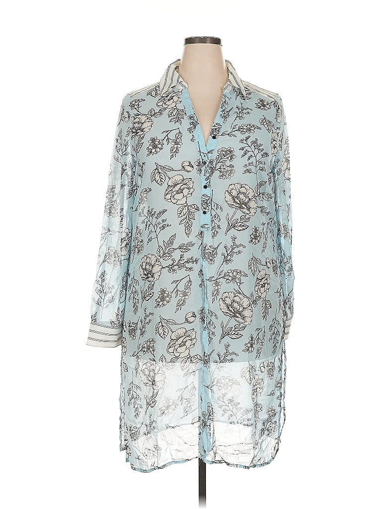 Pre-owned Xoxo Long Sleeve Blouse In Blue