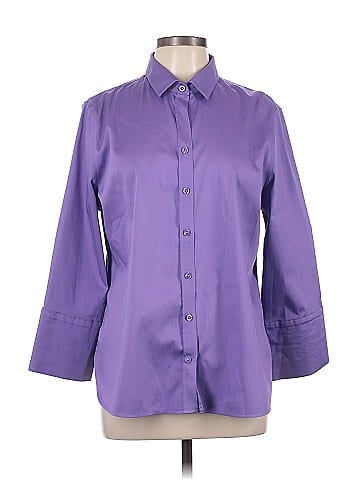 Chico's 3/4 Sleeve Button-Down Shirt (view 1)