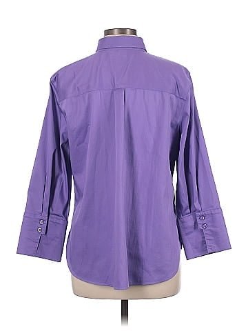 Chico's 3/4 Sleeve Button-Down Shirt (view 2)