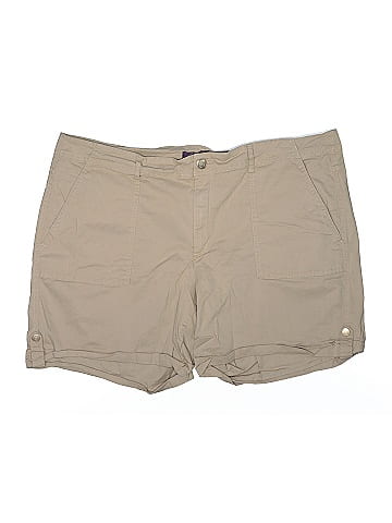 Gloria Vanderbilt Khaki Shorts (view 1)