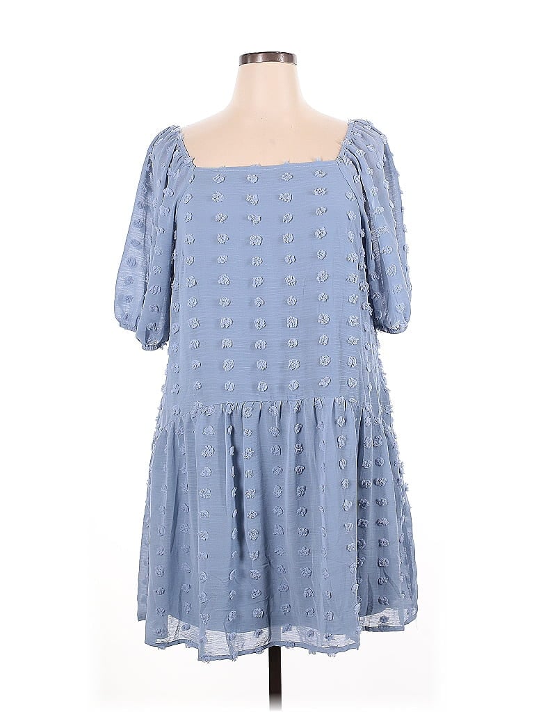Böhme 100% Polyester Blue Casual Dress Size XL - photo 1