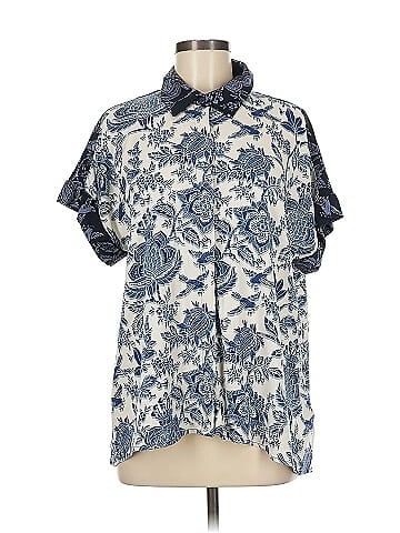 Liverpool Los Angeles Short Sleeve Blouse (view 1)