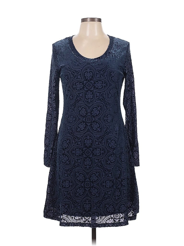 Pre-owned Hope & Harlow Casual Dress In Blue