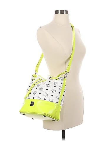 MCM Visetos Drawstring Bucket Bag (view 2)