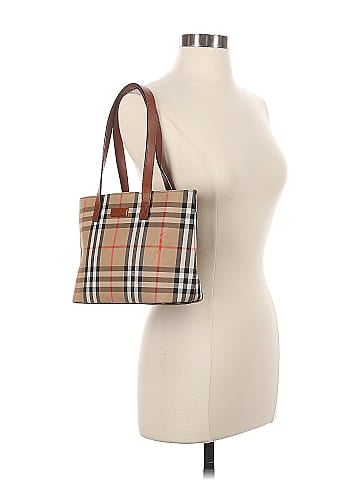 Burberry Canvas Nova Check Tote (view 2)