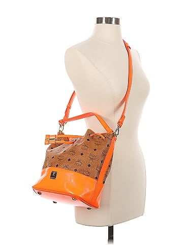MCM Visetos Drawsting Bucket Bag (view 2)