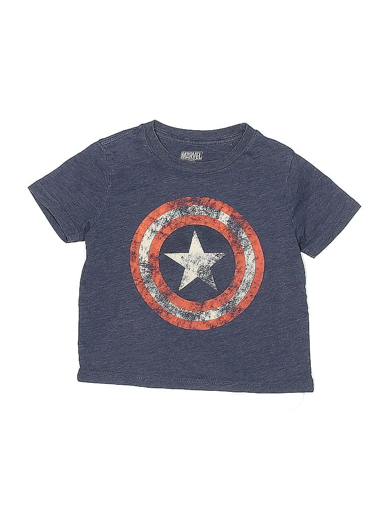 Marvel Blue Short Sleeve T-Shirt Size 4T - photo 1