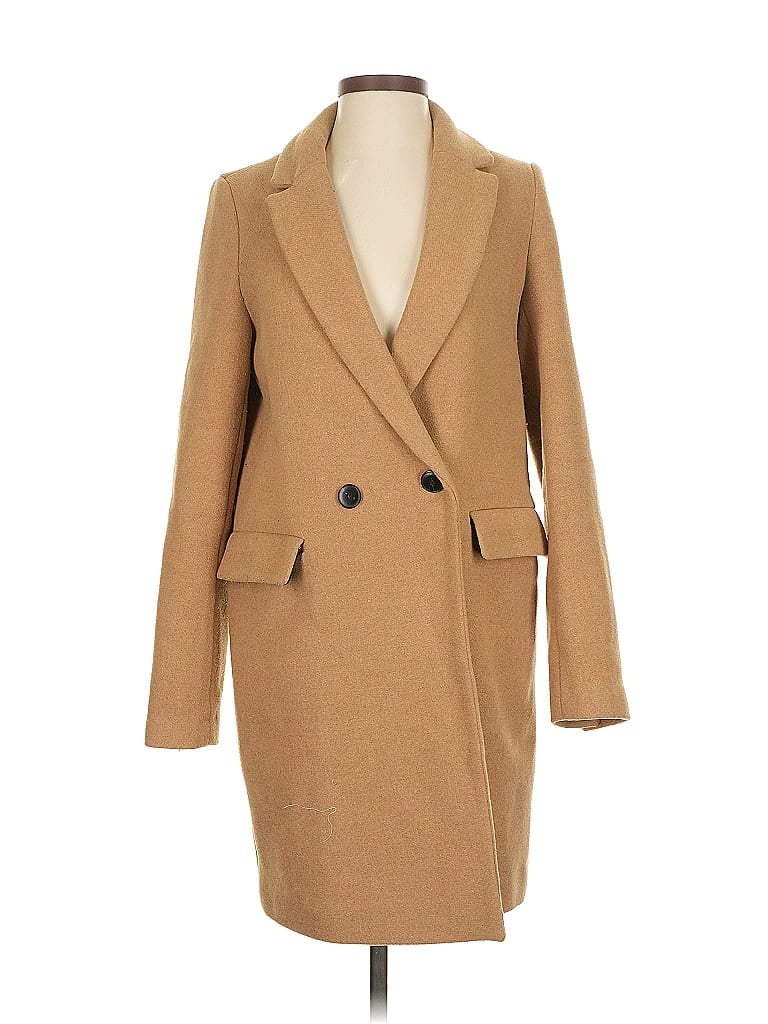 Collection 100% Polyester Tan Coat Size S - photo 1