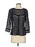 Sézane Black 3/4 Sleeve Blouse Size EU (FR) 36 / US 4 - photo 1