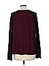 Rag & Bone/JEAN Color Block Burgundy Pullover Sweater Size M - photo 2