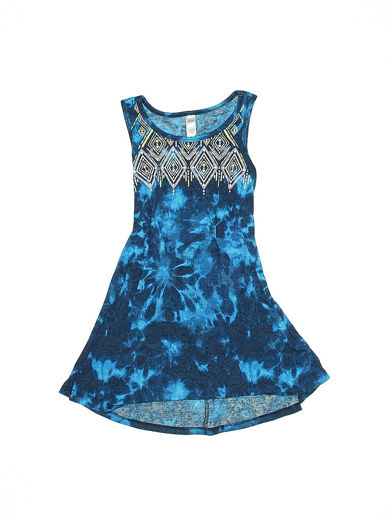 Justice Tie-dye Blue Dress Size 6 (big kids) - photo 1