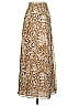 Lovers + Friends 100% Polyester Animal Print Gold Brown Casual Skirt Size S - photo 2
