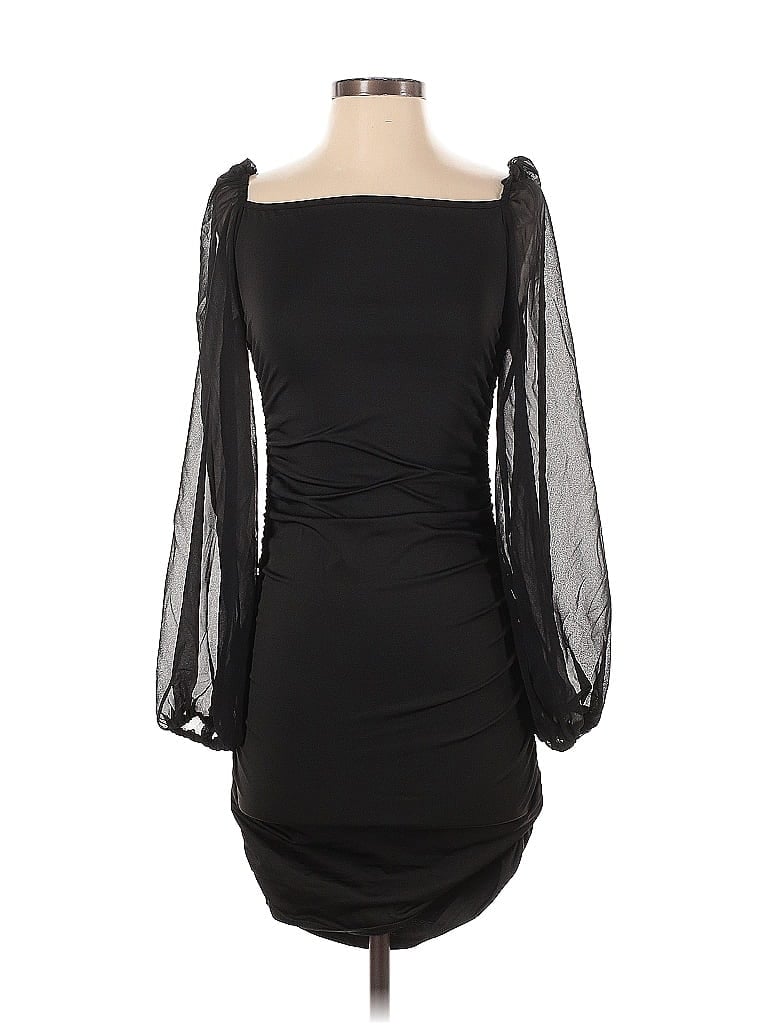 Pre-owned Unbranded Cocktail Dress In Black