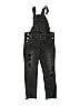 Justice Black Overalls Size 8 (big kids) - photo 1