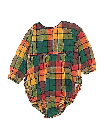 Ruffle Butts Long Sleeve Onesie (view 2)