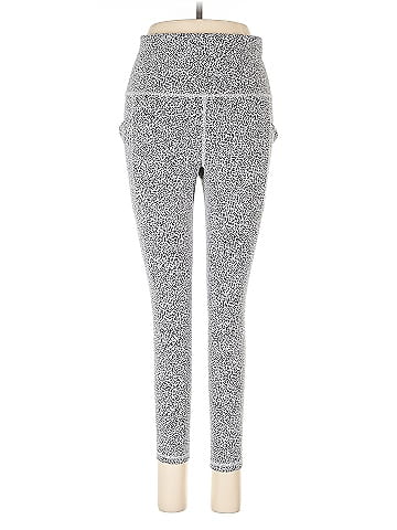 Athleta Animal Print Gray Active Pants Size M