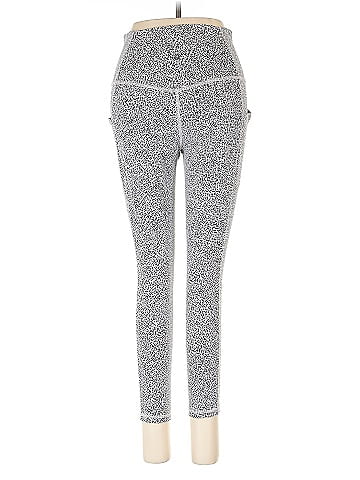 Athleta Animal Print Gray Active Pants Size M