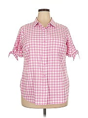 Roaman's Short Sleeve Button Down Shirt